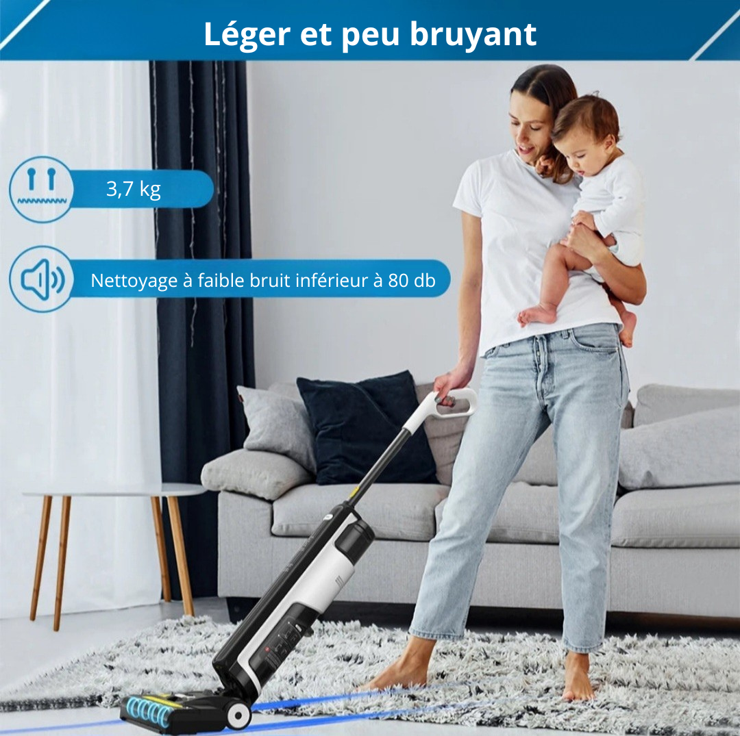 Aspirateur Laveur Sans Fil Redkey W12 SE