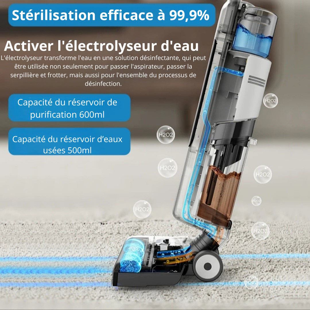 Aspirateur Laveur Sans Fil Redkey W12 SE