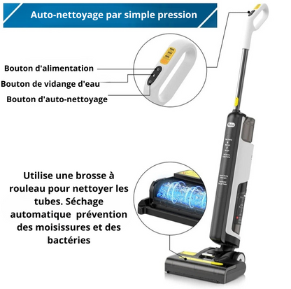 Aspirateur Laveur Sans Fil Redkey W12 SE